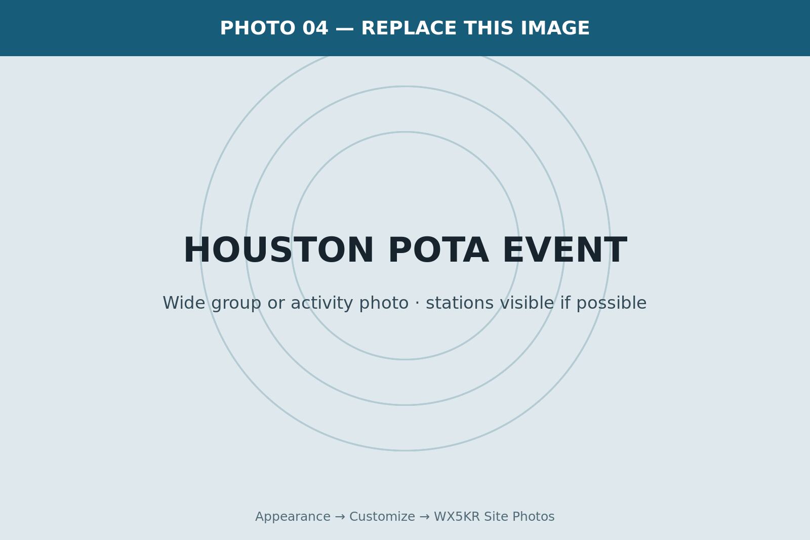 Houston POTA operators at a park